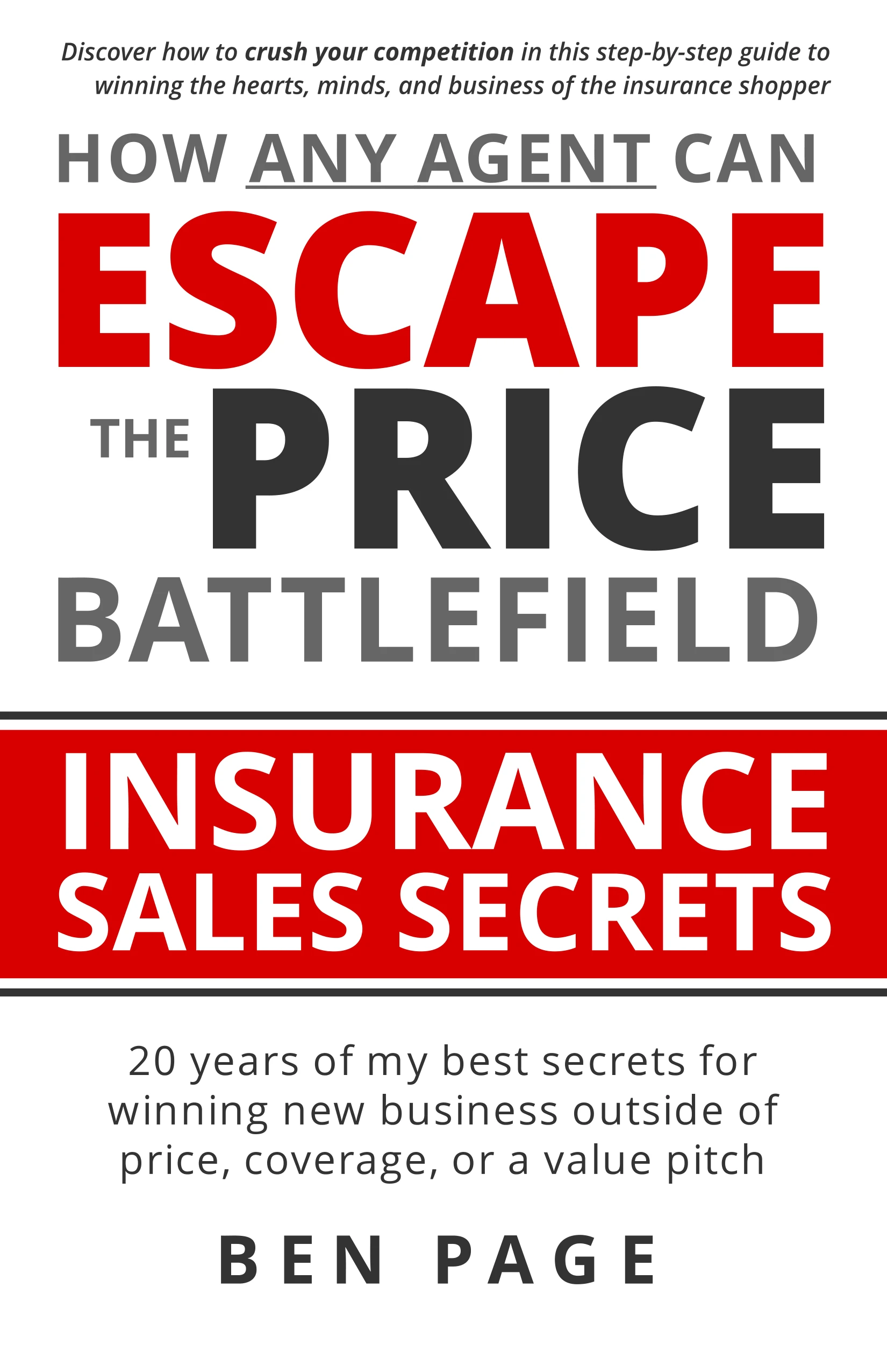 Escape the Price Battlefield by Ben Page — book cover
